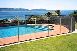 Sistema de seguridad de barrera de piscina superior