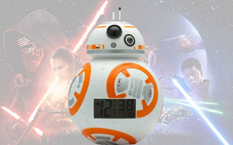 bb-8 herätyskello - ylhäällä